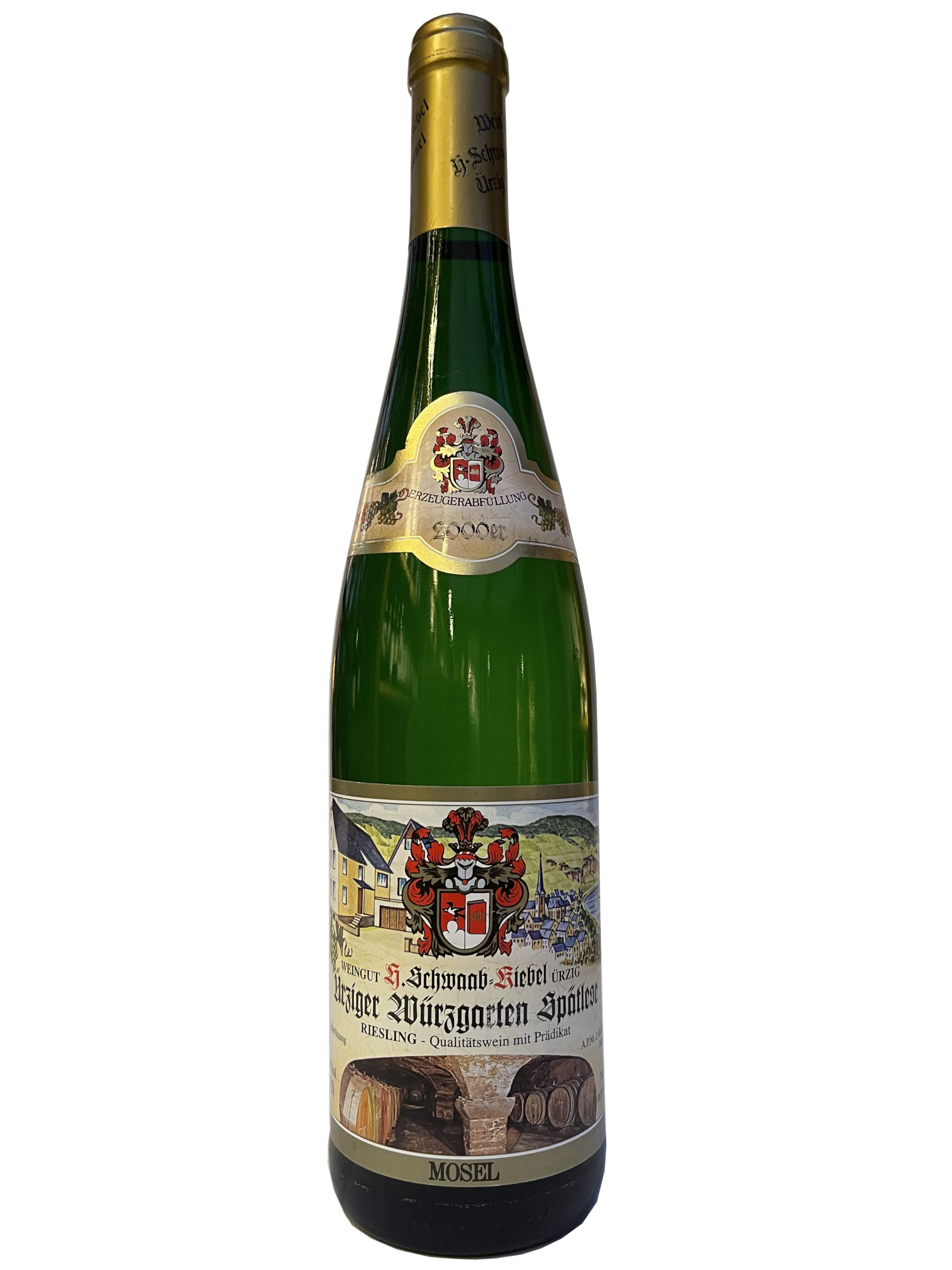 Weingut H. Schwaab Kiebel Ürziger Würzgarten Spätlese 2000