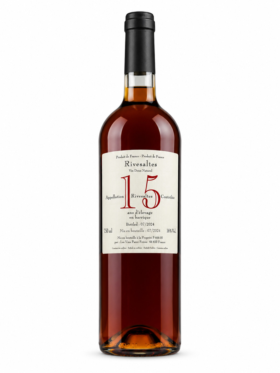 Rivesaltes 15 Ans Les Vins Parcé Frères